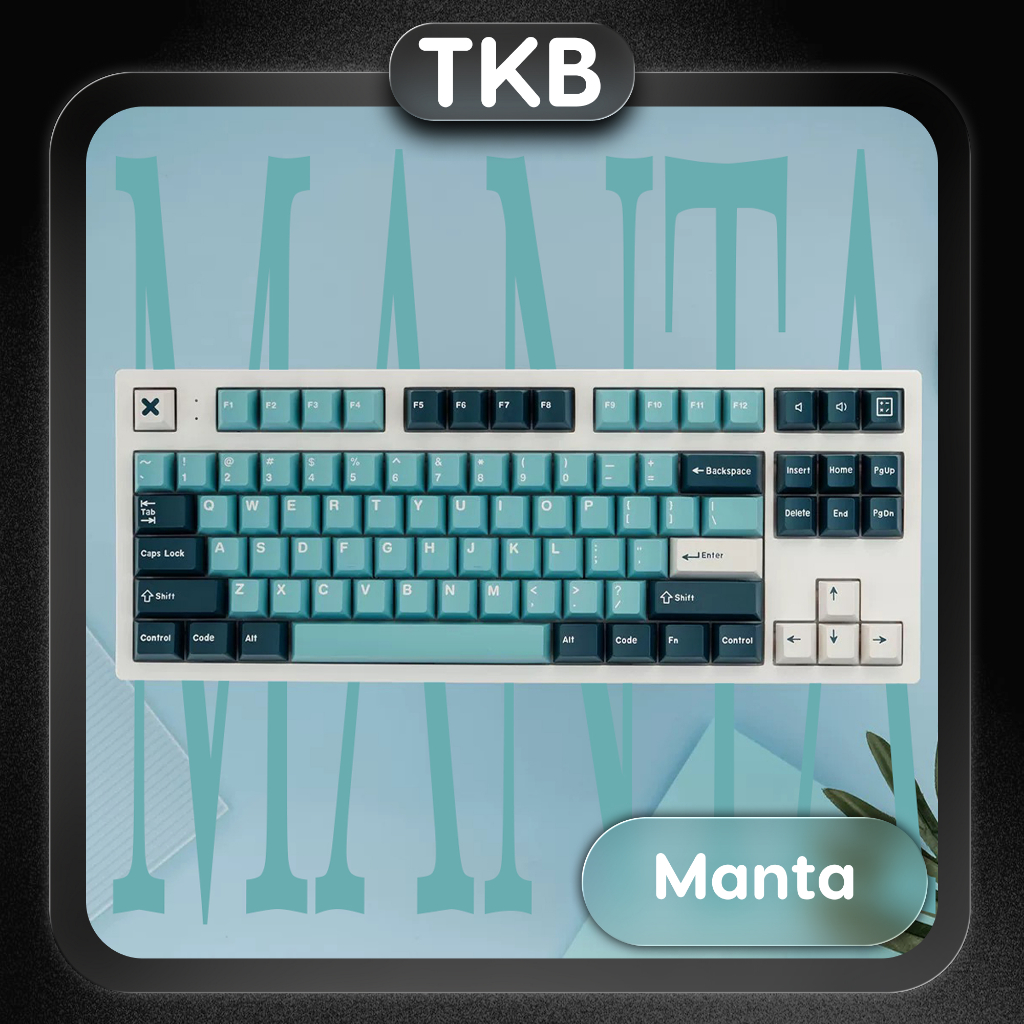 Keycap CMK Aifei Manta Cherry Profile | ABS DoubleShot | 171 Nút