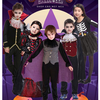 [HỎA TỐC] Trang phục Ma Cà Rồng Dracula và Hiệp sĩ Hoàng Tử cho bé trai bé gái Hóa trang Halloween