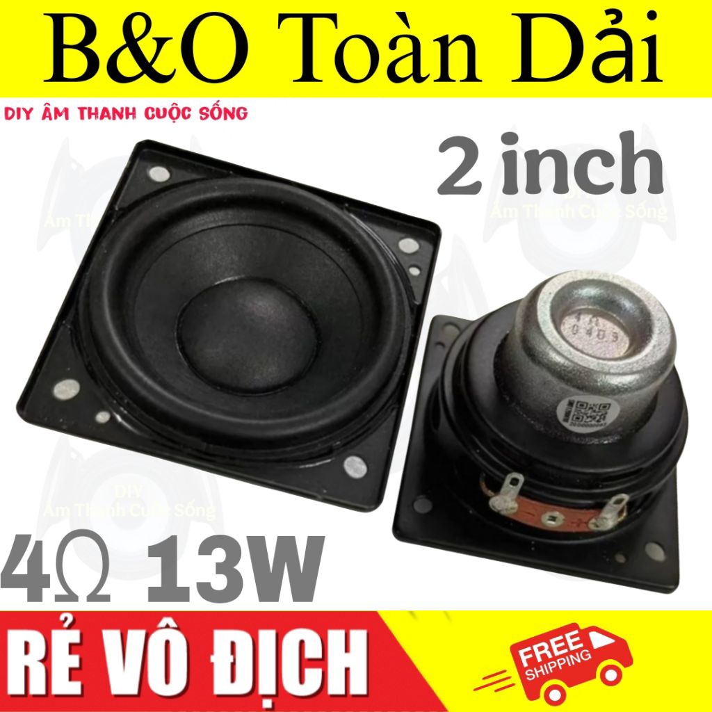 Củ loa toàn dải 𝗕&𝗢 từ Neo 2inch 13W 4ohm 6ohm Diy -
