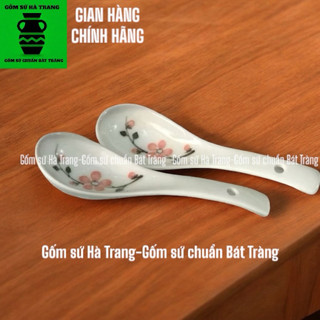 Thìa sứ Bát Tràng vẽ tay