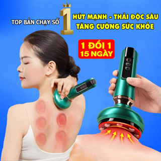 Máy giác hơi cạo gió cầm tay Dahano,cạo gió thông minh 12 cấp sạc điện hút chân không không dùng lửa