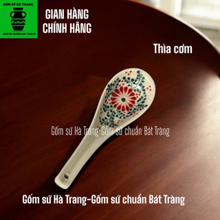 Thìa sứ Bát Tràng vẽ tay