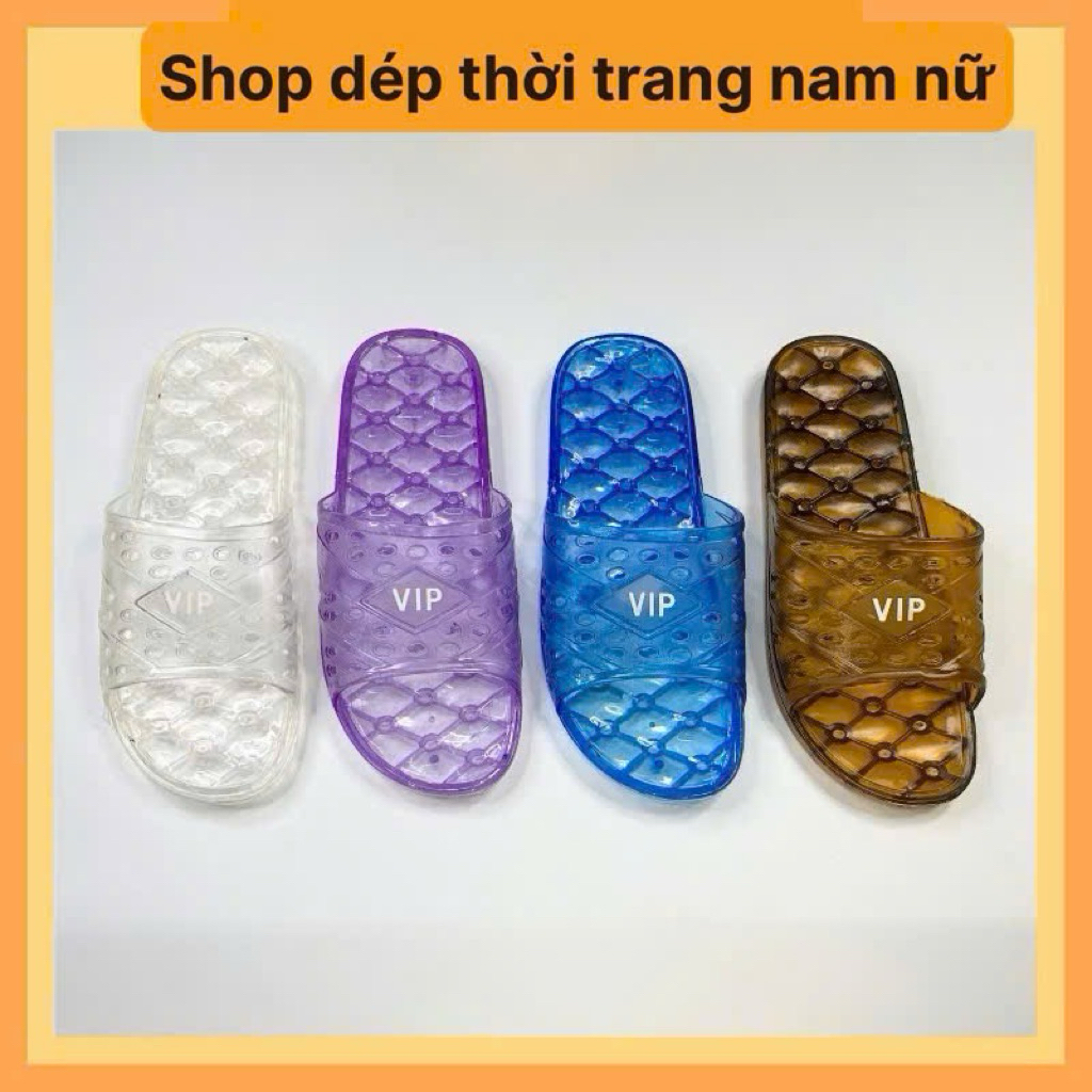 Dép Vip Nhựa Dẻo Nam Nữ, Dép Đi Trong Nhà, Dép Đi Nhà Tắm, Văn Phòng Chống Trơn Trượt - Cao Cấp