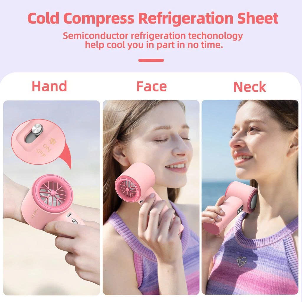 {HOẢ TỐC} Quạt Cầm Tay Sò Lạnh + Tặng STiCKER Chính Hãng GOJODOQ. Full Box Kèm dây sạc và dây đeo | BigBuy360 - bigbuy360.vn