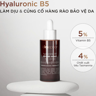   HÀNG CÔNG TY  Serum 5% Panthenol  Vitamin B5  Giúp Phục Hồi Làm Dịu Da & Cấp Ẩm Ekseption Hyaluronic B5 Mixlab 75ml 