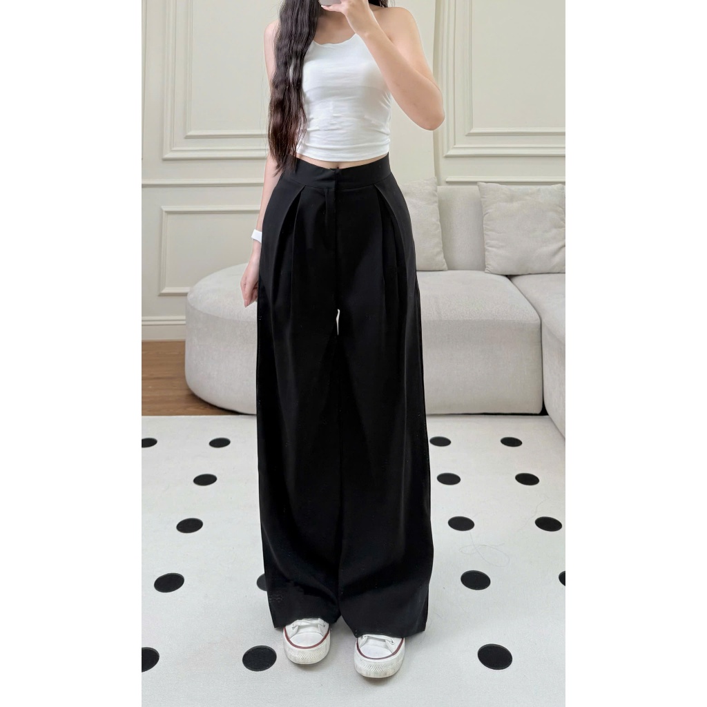 Quần tây ống rộng Hari dáng suông ly giữa chất cao cấp 382 | BigBuy360 - bigbuy360.vn