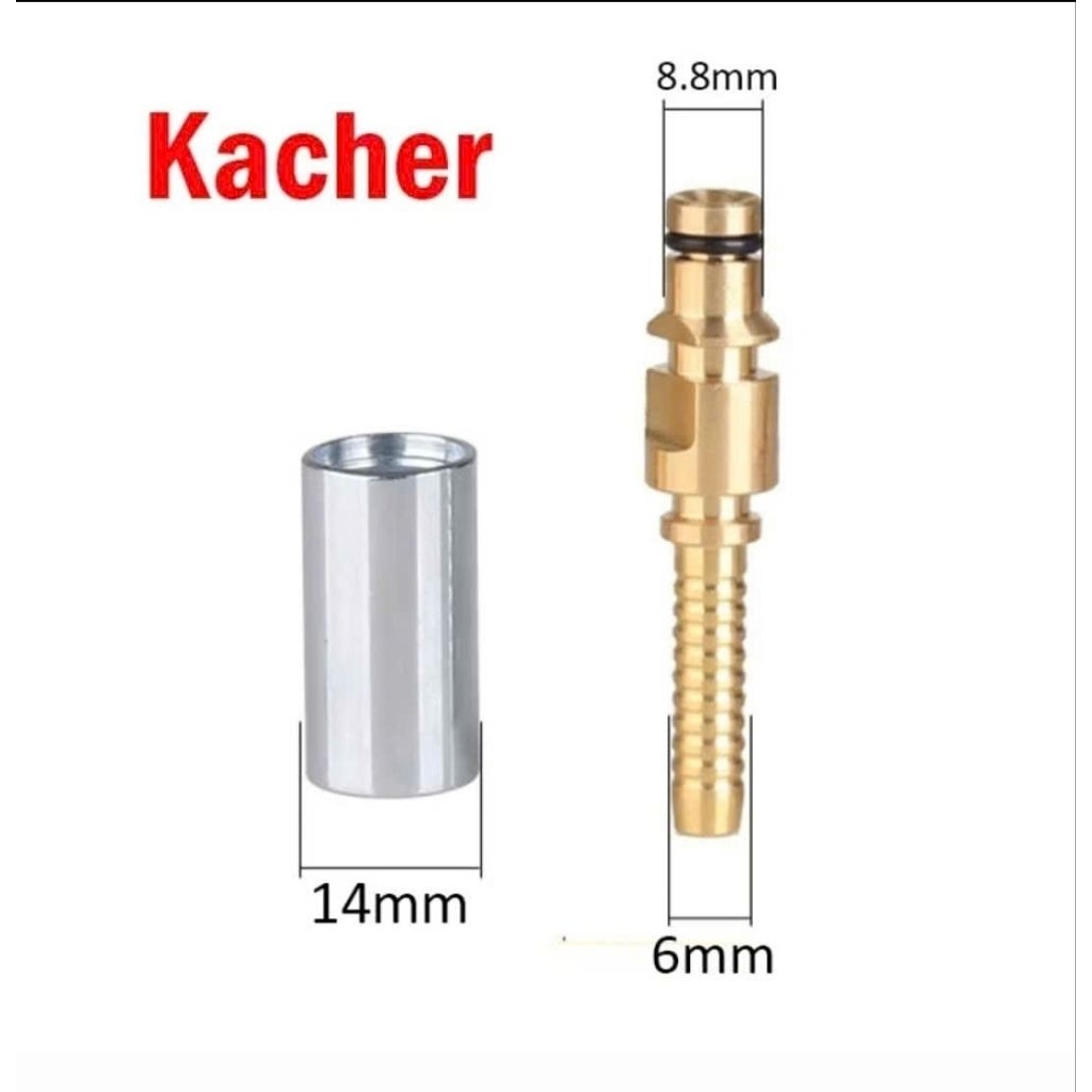 Đầu dây rửa xe karcher,  đầu cốt dây rửa xe karcher,  đầu nối nhanh dây rửa xe karcher( k2-k7 )