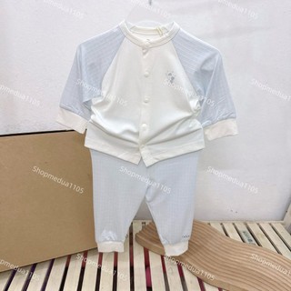Bộ sơ sinh cài lệch Nous chất Petit 0-12M