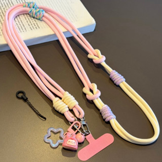 Dây Đeo Điện Thoại, Dây Đeo Máy Ảnh Kèm Charm Kiti, Dây Dù Mềm Charm Dễ Thương, Đeo Máy Ảnh Tiện Lợi
