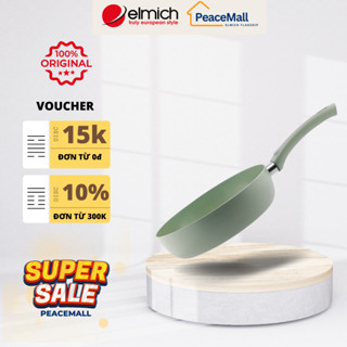 Chảo nhôm chống dính vân đá Elmich EL-4710, dùng được mọi loại bếp, hàng chính hãng - PeaceMall