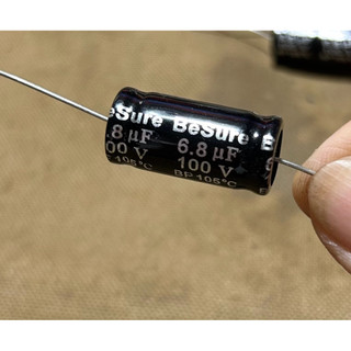10 Tụ loa 6.8uf 100V 2 đầu