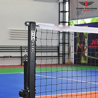 Bộ trụ lưới Pickleball Vifa Sport 303904P- khung thép sơn tĩnh điện 90x90mm, căng lưới bằng tăng đơ+ lưới tặng kèm