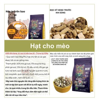 Hạt thức ăn khô cho mèo 1KG, hạt thức ăn hải sản cho mèo - lutpet