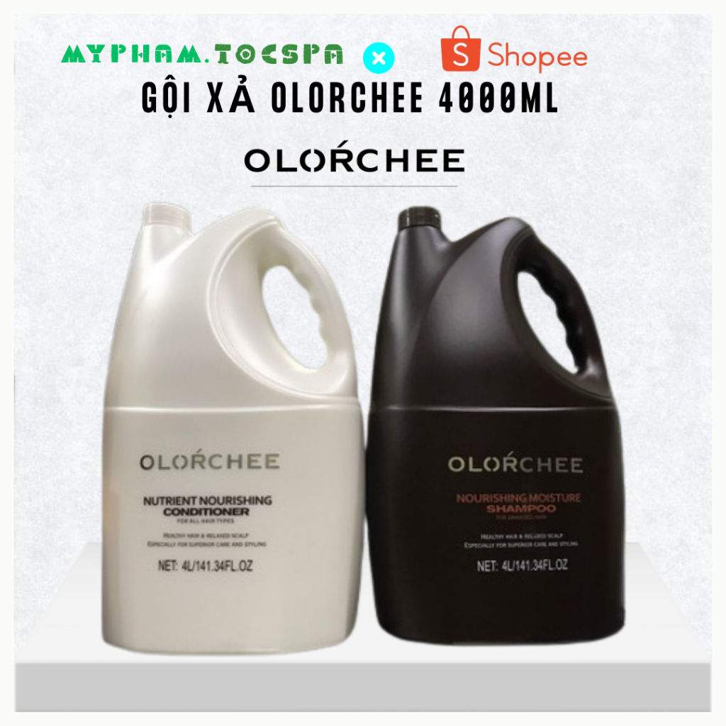 Dầu Gồi Xả Olorchee 4000ml Siêu Thơm Mượt Tiết Kiệm Salon Nhập Khẩu Chính Hãng Myphamtocspa