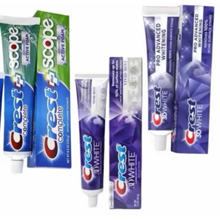 [date-2027] Kem đánh răng Mỹ Crest 3D White Advanced Triple Whitening