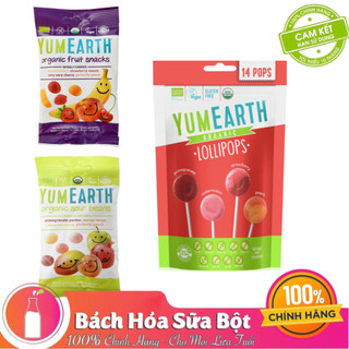 Kẹo Mút/ Kẹo Dẻo Hữu Cơ Vị Trái Cây Yumearth Cho Bé
