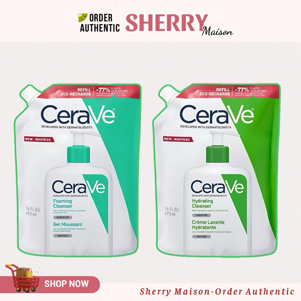 [CÔNG TY] TÚI SỮA RỬA MẶT CERAVE CHÍNH HÃNG | LÀM SẠCH SÂU, GIỮ ẨM, CHO DA THƯỜNG, DA DẦU, DA KHÔ