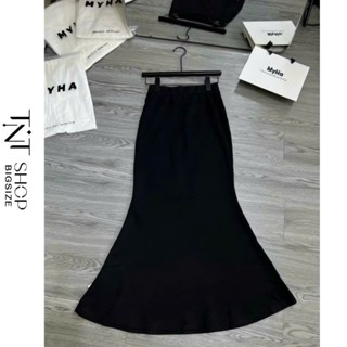  CHÂN VÁY ĐUÔI CÁ LƯNG THUN BIGISIZE DÁNG XÒE    TNT SHOP BIGSIZE 60kg - 90kg   