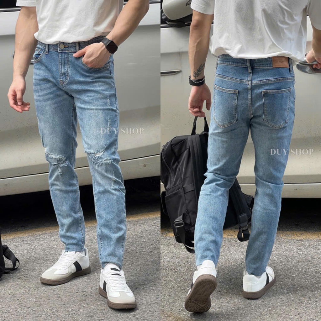 Quần jean nam co giãn thoải mái, tôn dáng, trẻ trung DUYSHOP Menswear 561,560,NP601