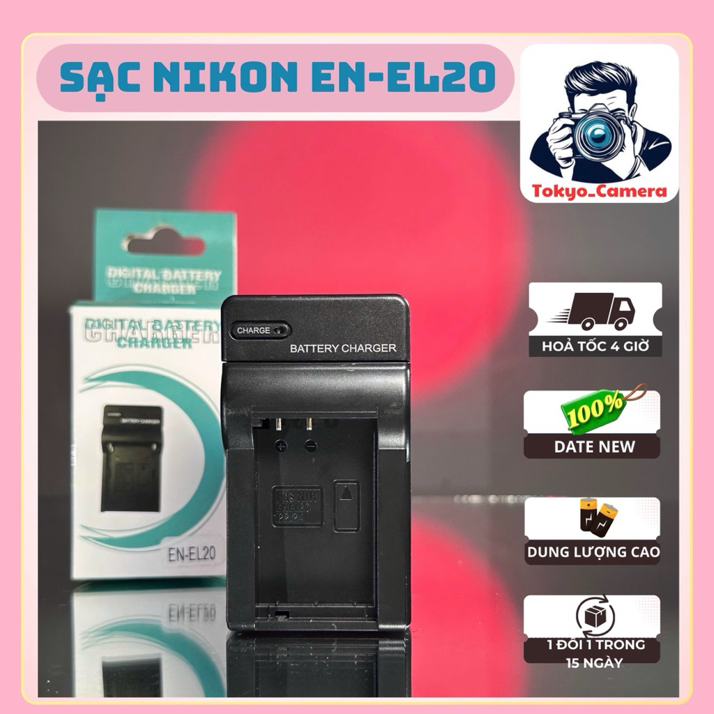 Sạc Pin Nikon EN-EL20 ( Sạc thay thế )dùng cho Nikon 1 J1, J2, J3, Nikon 1 S1, S2, Nikon 1 V1