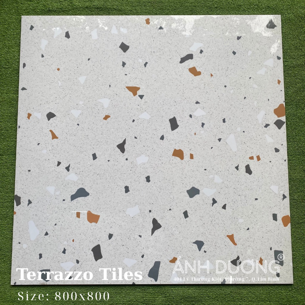 Combo 20 mét vuông gạch terrazzo 80x80 cao cấp