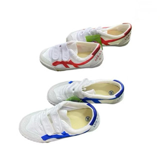 Giày Bata Trắng quai Dán cho Học sinh/Trẻ em tiện lợi-Quyensport