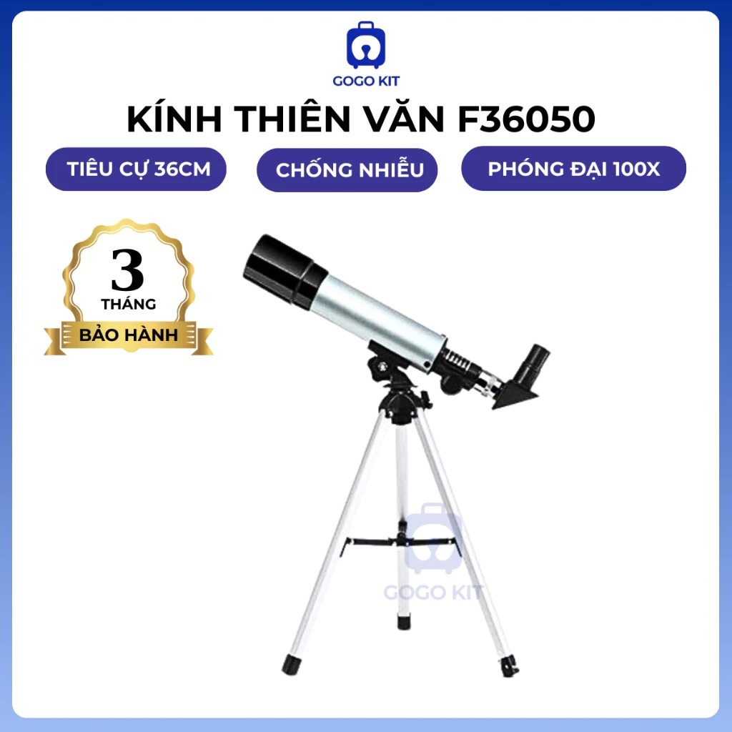 Kính thiên văn F36050 độ phóng lên tới 100 lần chống phản quang kính viễn vọng ngắm sao cực nét bảo 