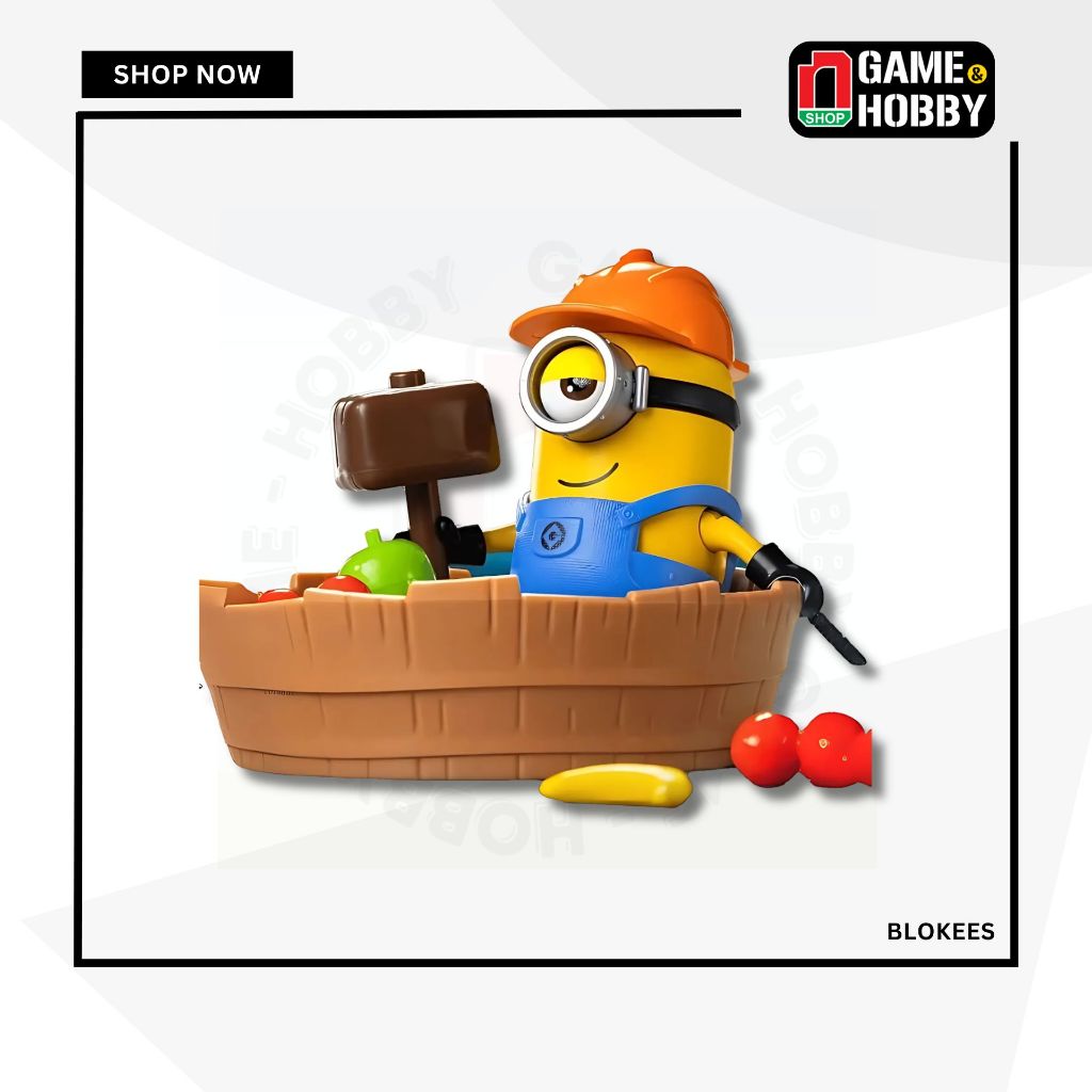 Blokees preCOOL Minions 03 Stuart the Jelly Maker - Sản phẩm chính hãng Blokees