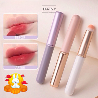 Cọ trang điểm môi đầu tròn mini đa năng, có nắp đậy không lem