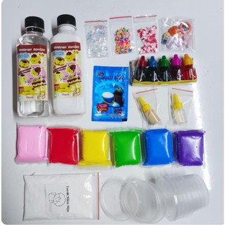 BỘ KIT SLIME 30 MÓN TRANG TRÍ SLIME/Keo sữa đầy đủ dung dịch làm đông giải trí vui nhộn
