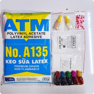 BỘ KIT SLIME 30 MÓN TRANG TRÍ SLIME/Keo sữa đầy đủ dung dịch làm đông giải trí vui nhộn