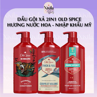 Dầu Gội Xả 2in1 OLD SPICE MỸ Hương Nước Hoa Cho Nam 650ML