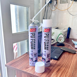   1 chai Keo bọt nở 3T PU Foam 750ml kèm vòi. Chống thấm chống dột cách âm cách nhiệt 