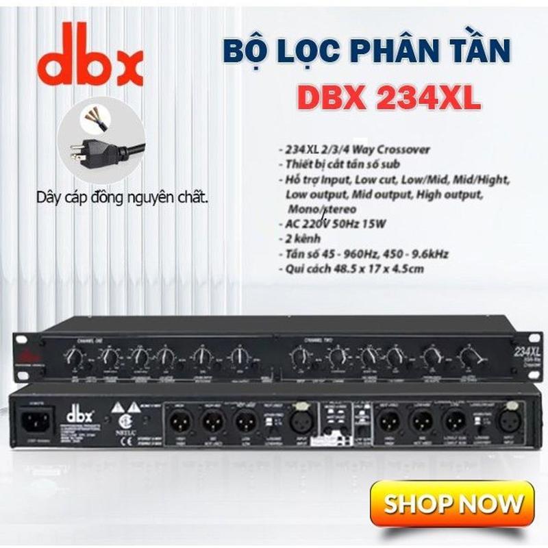 Lọc Xì Karaoke, Thiết Bị Chỉnh Âm Crossover Dbx-234xl ( Cắt Súp ) Xử Lý Tín Hiệu Tự Động, Cắt Tần Số