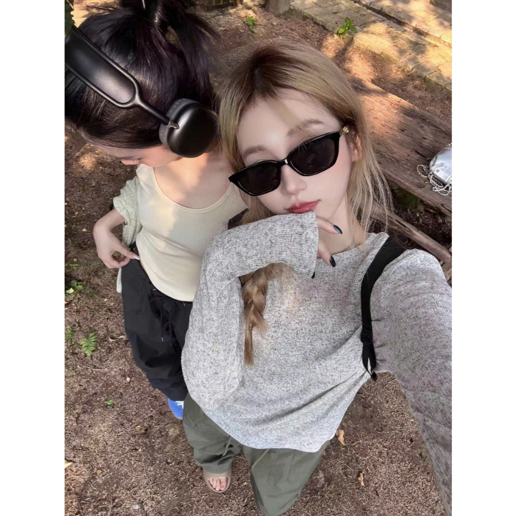 Áo Thun Thu Đông Cổ Tròn Chất Len Dệt Dài Tay Miho House | BigBuy360 - bigbuy360.vn