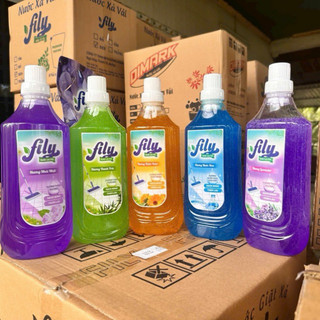  Nước lau sàn Fily 1lít đậm đặc sáng bóng,hương thơm tự nhiên 