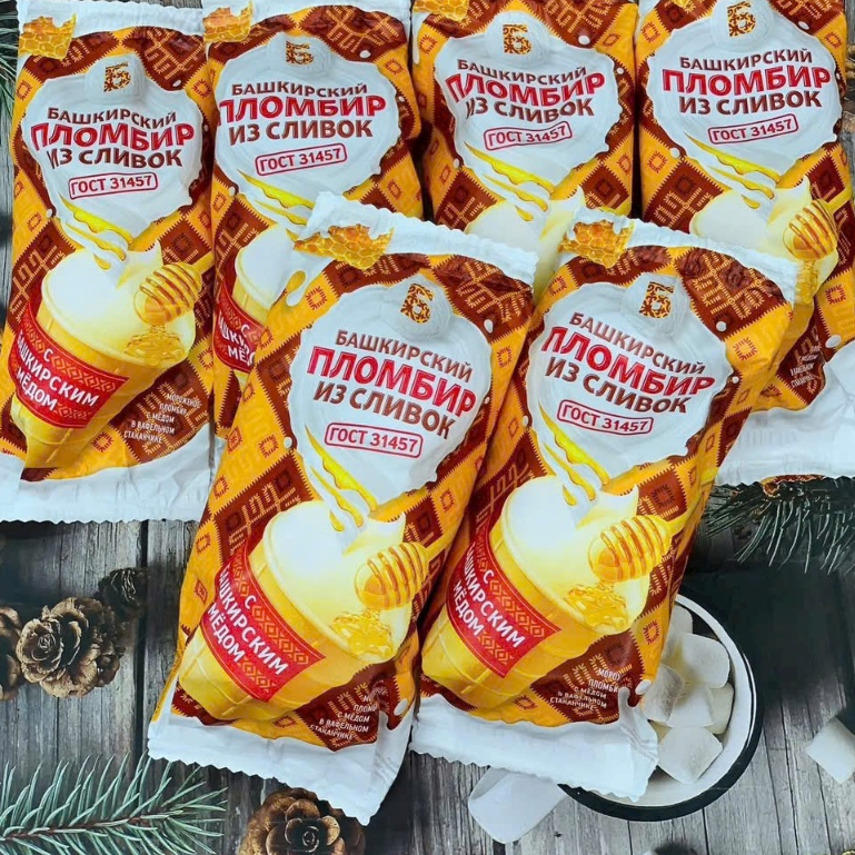 Kem Nga Plombir/Kopobka vị mật ong rừng 80gr