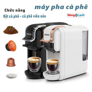 Máy pha cà phê viên nén espresso,Máy Pha Cà Phê Nóng Lạnh Đa Năng 19Bar/4 Trong 1