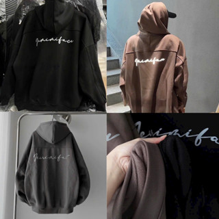 Áo khoác nỉ phản quang form bự nón 2 lớp kiểu dáng Unisex nam nữ đều mặc được