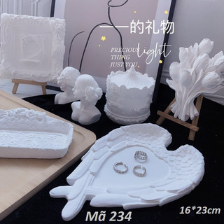 Khay Thạch Cao Cao Cấp Decor Đựng Đồ Trang Sức, Trang Trí, Chụp Ảnh Sản Phẩm Hình Đôi Cánh