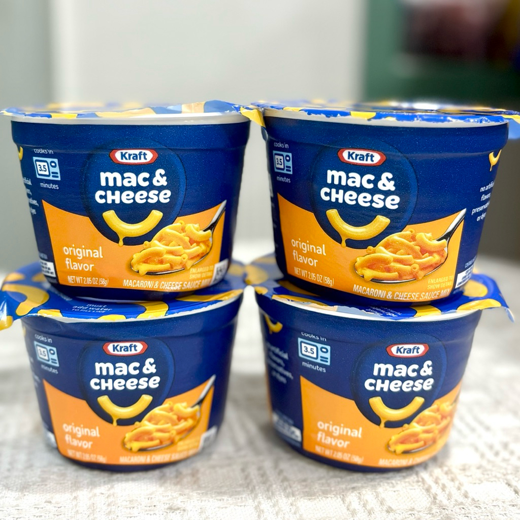 Mì Ý Phô Mai Kraft Mac & Cheese Cup – Ăn Liền 3.5 Phút, Ly Nhỏ Tiện Lợi, Ngon Chuẩn Vị