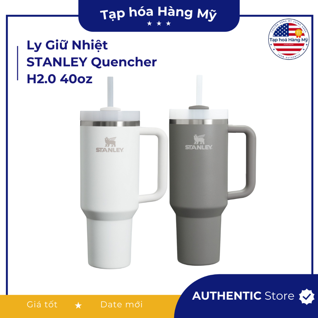 [Hàng Mỹ] Ly Giữ Nhiệt Stanley Quencher H2.0 FlowState 40oz,Ly Giữ Nhiệt Stanley 40oz (1.18 lít).