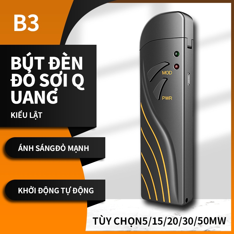Bút đèn đỏ sợi quang 15 km máy kiểm tra lỗi sợi quang có thể sạc lại bút đèn đo công suất quang