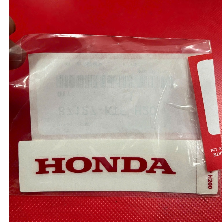 Tem Honda Chắn Gió SH Ý Chữ Đỏ 2010 - 2012 _ 87127KTFH20