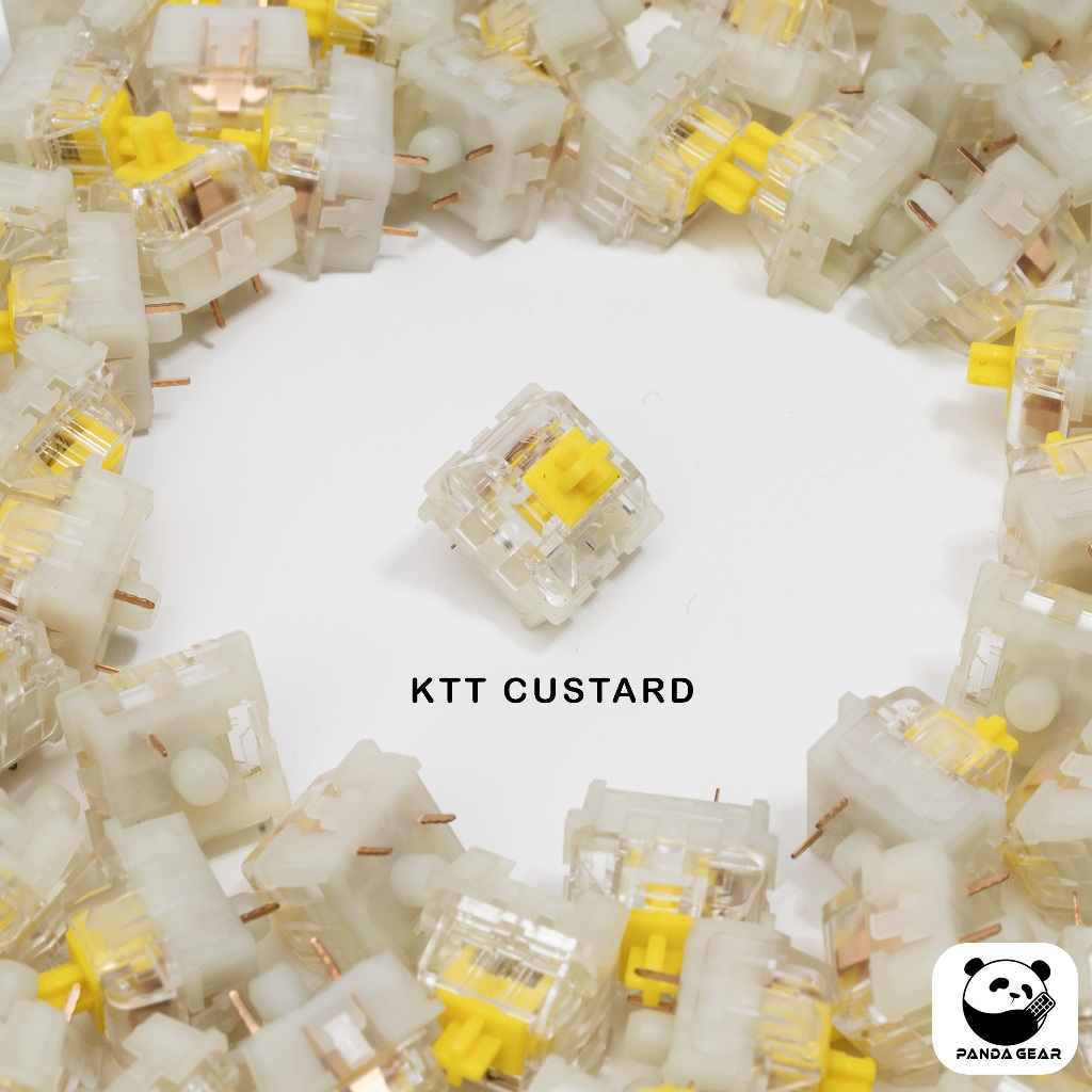 Switch KTT Custard linear 58g prelubed công tắc bàn phím cơ KTT Custard