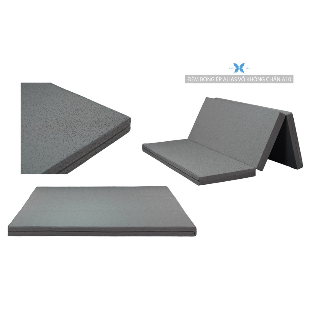 ĐỆM BÔNG ÉP VẢI GẤM DỆT ELAN ALIAS GẤP 3 - HÀNG CHÍNH HÃNG