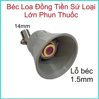 Béc Loa Sứ Xoay 360 độ Béc Phun Thuốcc. Chân Ren Trong 13.8mm Phun Tưới Cây, Tưới Lan