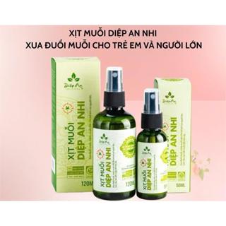 Xịt muỗi diệp an nhi, Chai 50ml và 120ml. Giúp xua đuổi muỗi và là dịu vết muỗi đốt