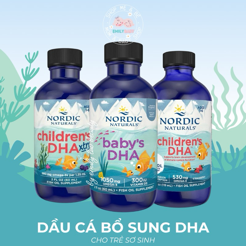Dầu cá bổ sung DHA cho trẻ em NORDIC NATURAL BABY’S DHA