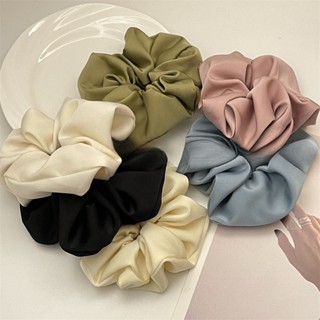  Dây buộc tóc lụa satin trơn với nhiều màu xinh 